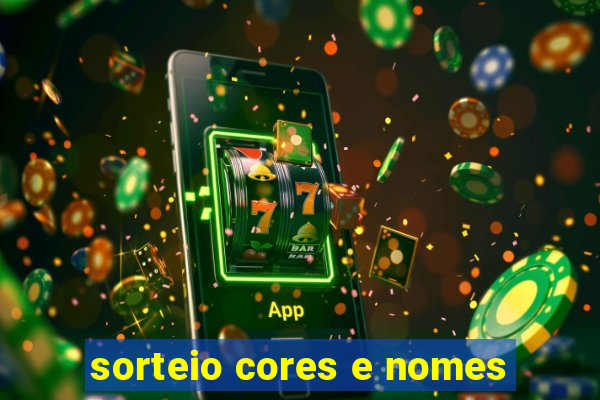 sorteio cores e nomes